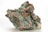 Fibrous Aurichalcite Aggregations with Bladed Calcite - Mexico #215019-1